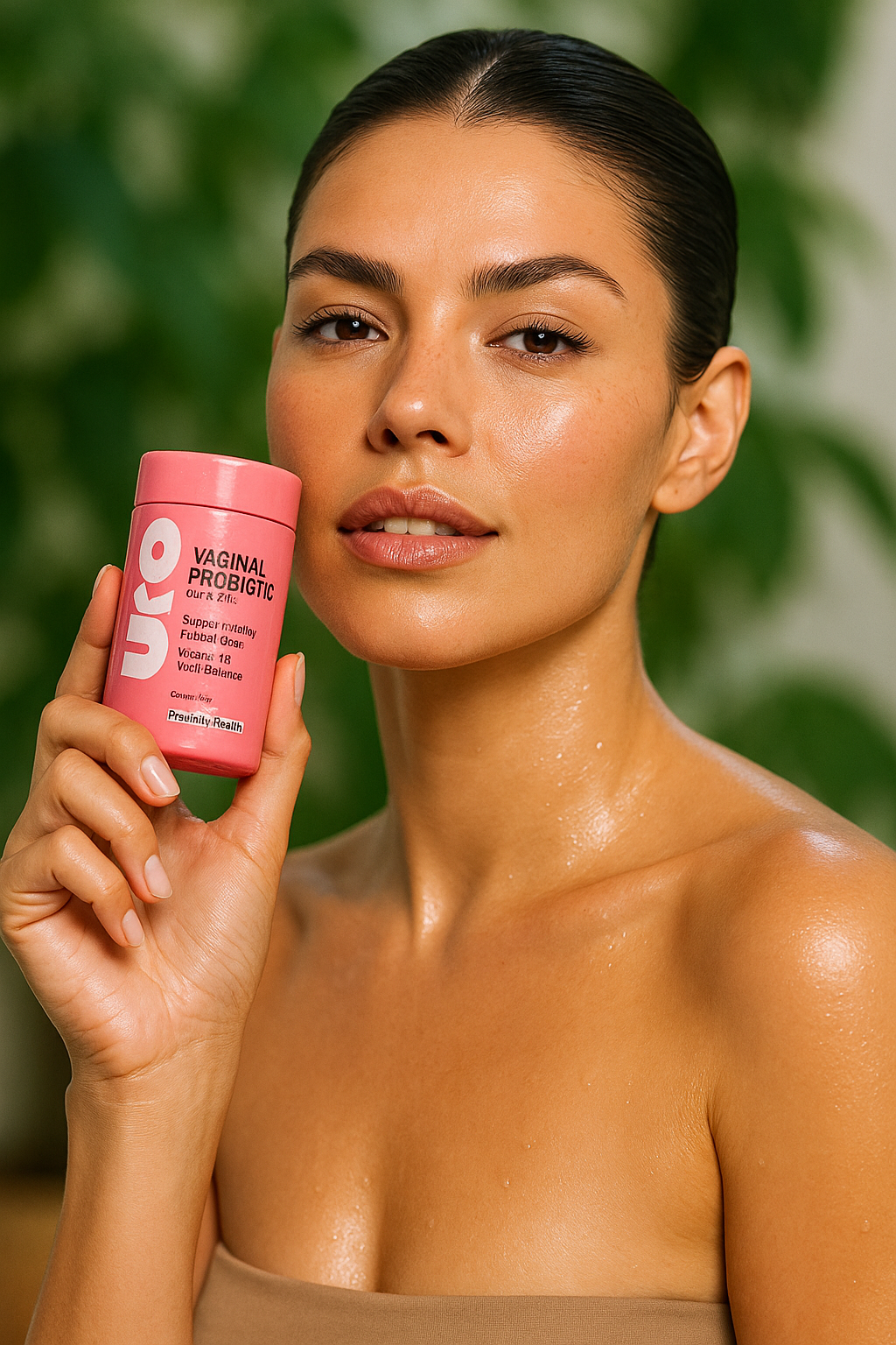 Modelo usando productos Truly - Combo Morazul